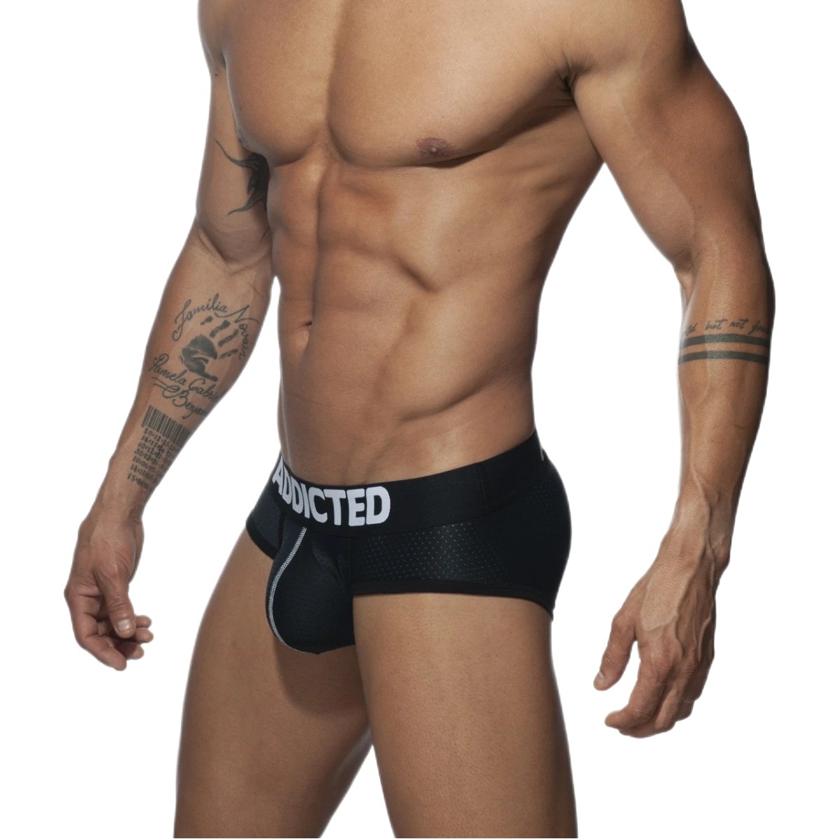 New Men's Mesh Three-Dimensional Portion Pocket Briefs Breathable Sexy Low Waist