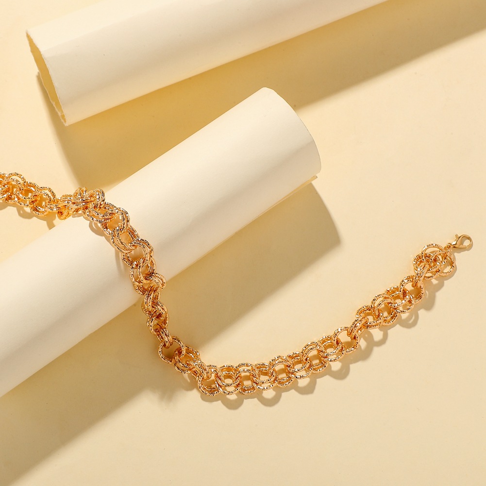 Fashion U Shape Iron Plating Unisex Necklace 1 Piece