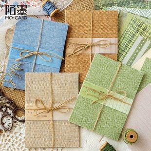 Momo Mixed Material Paper Paper Rattan Series Retro Handbook DIY Base Decorative Background Paper