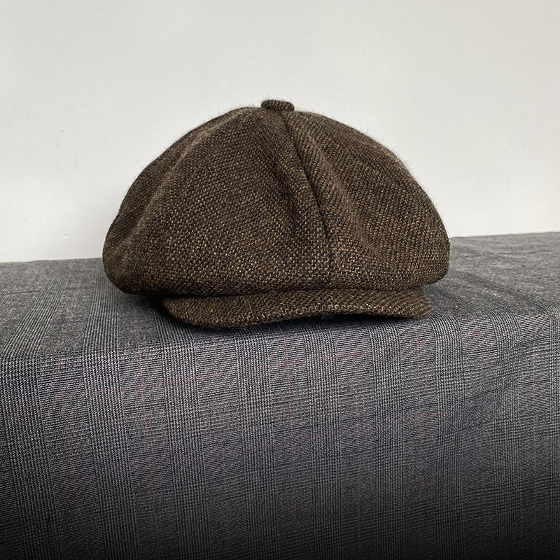 Vintage Octagonal Hat Men's British Style Fashion Combinations newsboy hat minimalist artist hat AliExpress Amazon