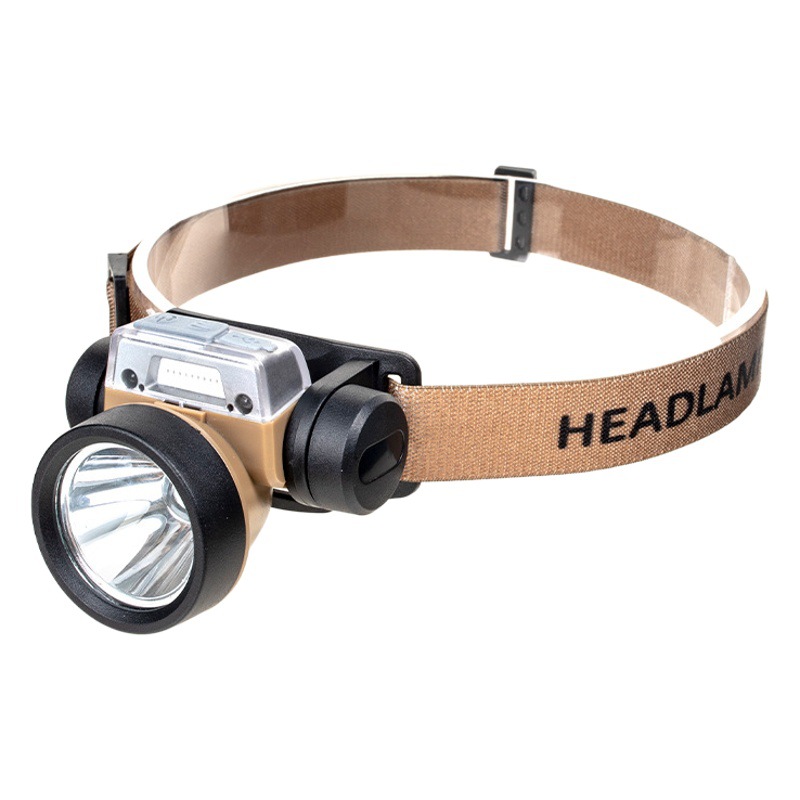 Nueva luz fuerte recargable brillante lámpara de iluminación montada en la cabeza al aire libre linterna de litio inducción noche pesca especial lámpara de minero