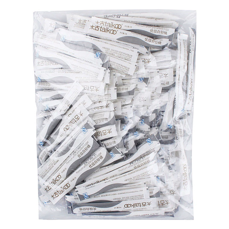 Swire Coffee Companion Ароматизированный сахар Стрип белого сахара 5G Чистый черный кофе Компаньон Черный чай Чай с молоком 100 Маленькая упаковка полосок