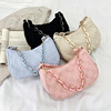Fashionable chain, summer one-shoulder bag, 2023, western style, bright catchy style