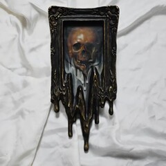 Handmade Liquid painting Surreal Skull Painting