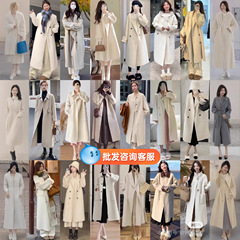 高级感羊毛羊绒大衣女秋冬季2025新款韩系加厚毛呢外套女装批发