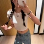 高品质露脐新款原单短袖t