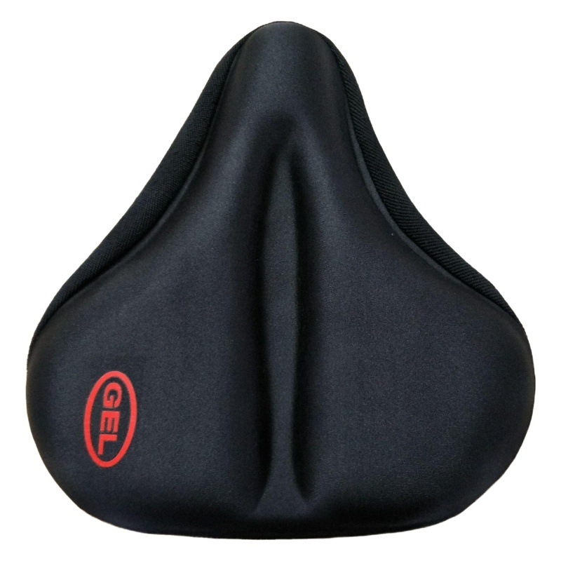 Factory wholesale enlarged widened bicycle silicone cushion cover thickened mountain electric vehicle seat cover bicycle saddle cover