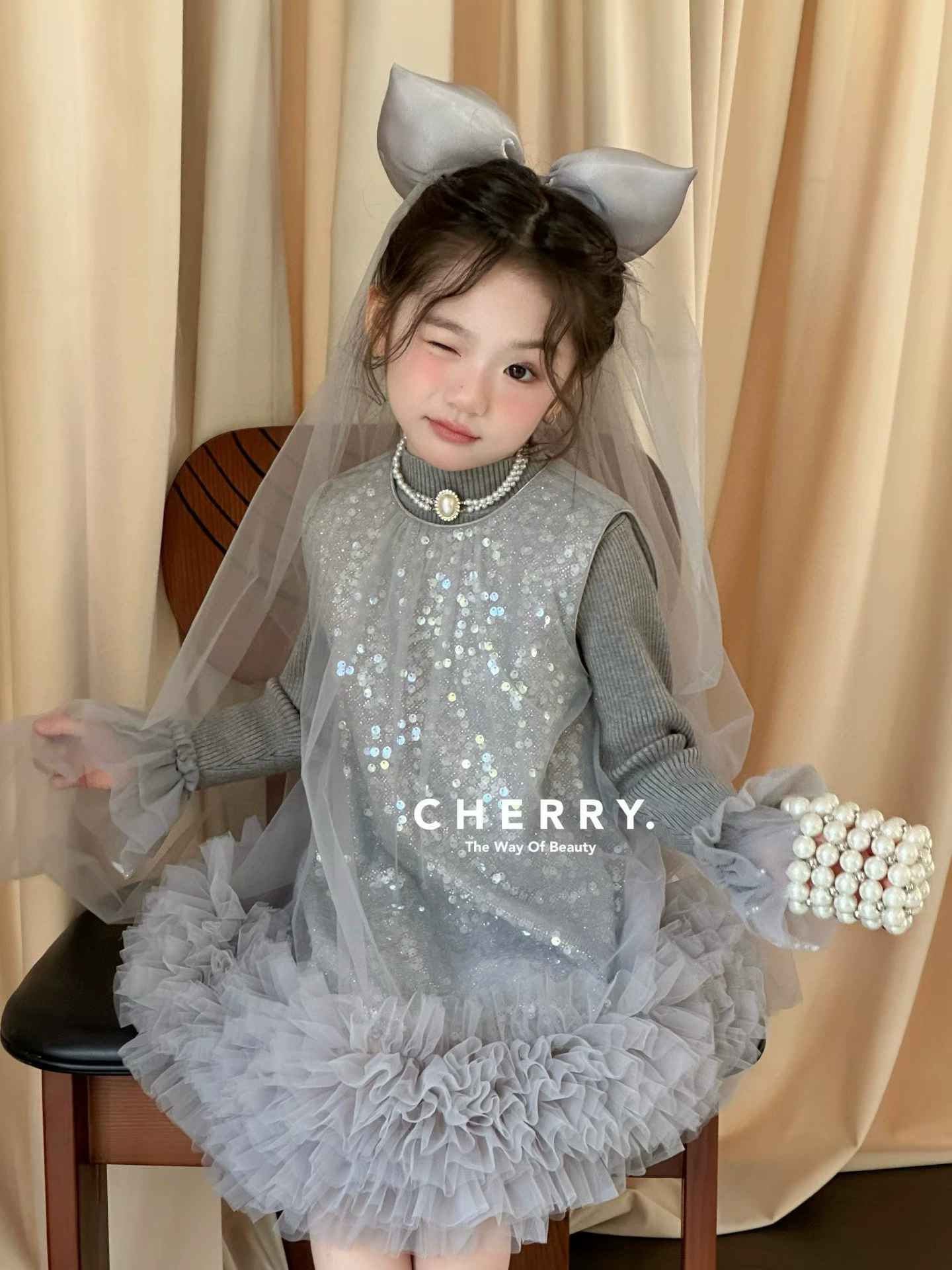 Демисезонная юбка для девушки, вечернее платье, ногти-с sequins, жилет, флисовый маленький костюм принцессы