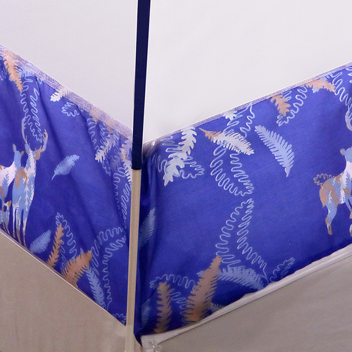 Factory direct supply, installation-free double-door yurt mosquito net, foldable children's anti-fall, thickened and encrypted 1.51.8 meters