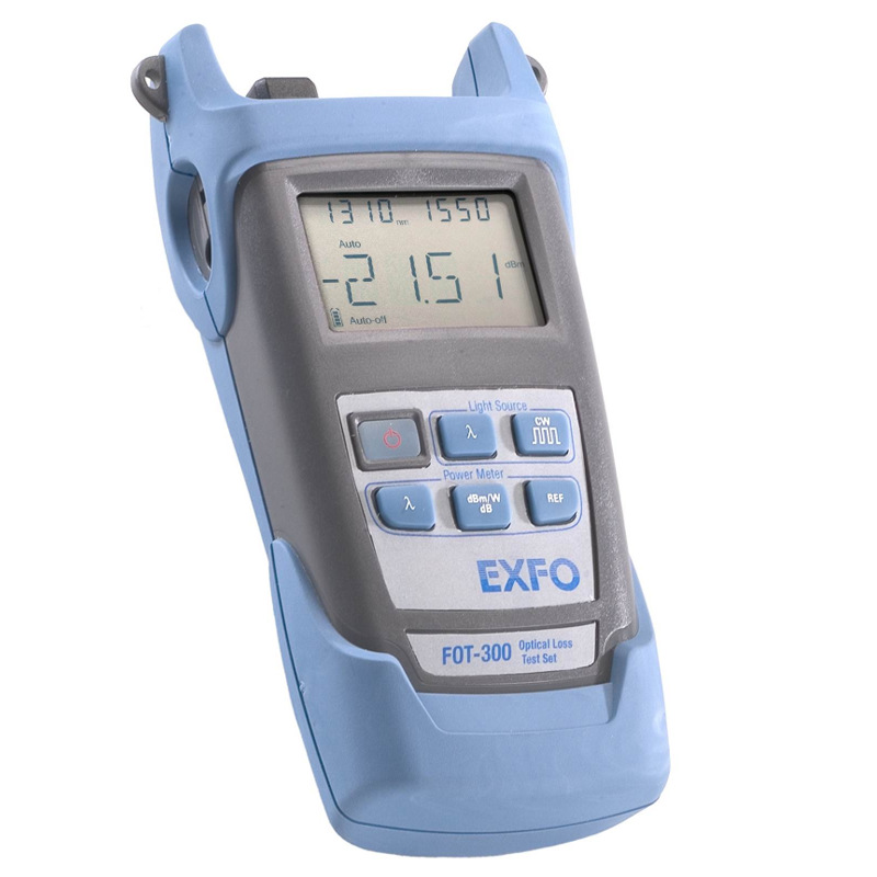 �����ô�exfo�������ñ���Դ�⹦�ʼƺ�һfot-300�����˥������