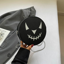 万圣节鬼脸包包跨境热卖爆款斜挎包女包个性斜挎包包时尚单肩包女