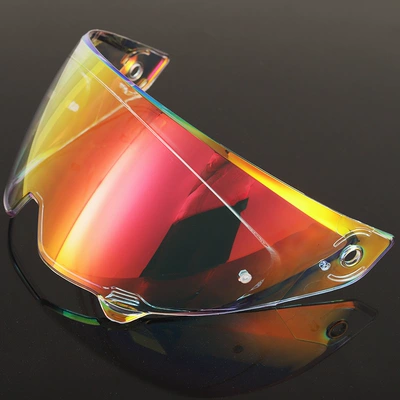 Lens Compatible with Ruroc: Dəbilqə (Kaska) aksesuarları - atlas-ruroc-transparent-revo-red