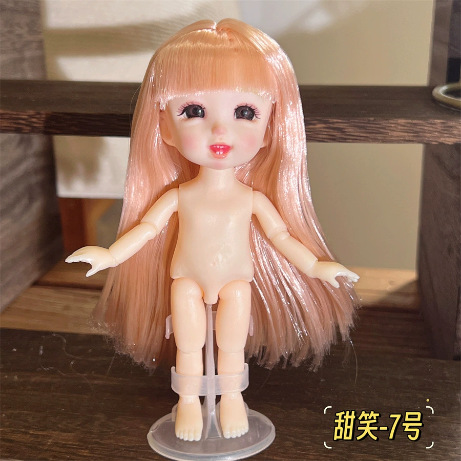 Милая кукла для переодевания, игрушка, 17 см, 3D