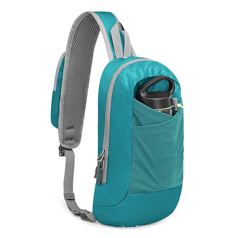 Amazon nueva mochila de hombro blindaje mochila de hombro ligera mochila de pecho para viajar y correr