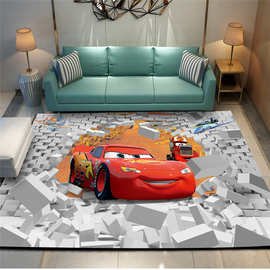 卡通动漫儿童地毯客厅婴儿地毯卧室床边毯加厚爬行垫批发爬爬垫