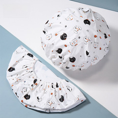 拉美拉 卡通可愛沐浴帽 成人EVA浴帽 沐浴束髮帶包頭巾 C0815