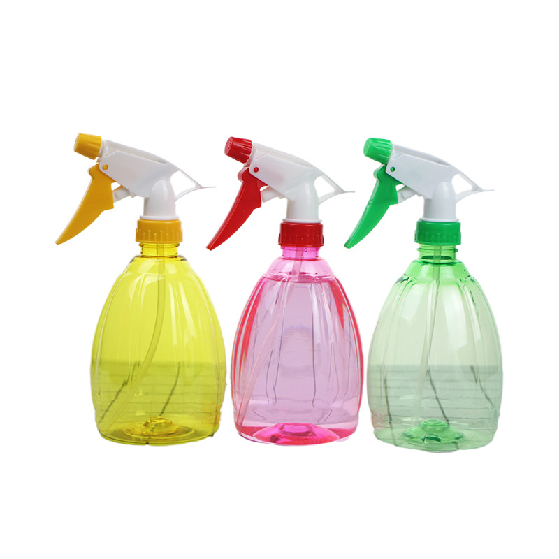 Botella de spray de 500ml botella de spray de agua botella de botella de spray de botella de botella de spray transparente botella de plástico tipo melón