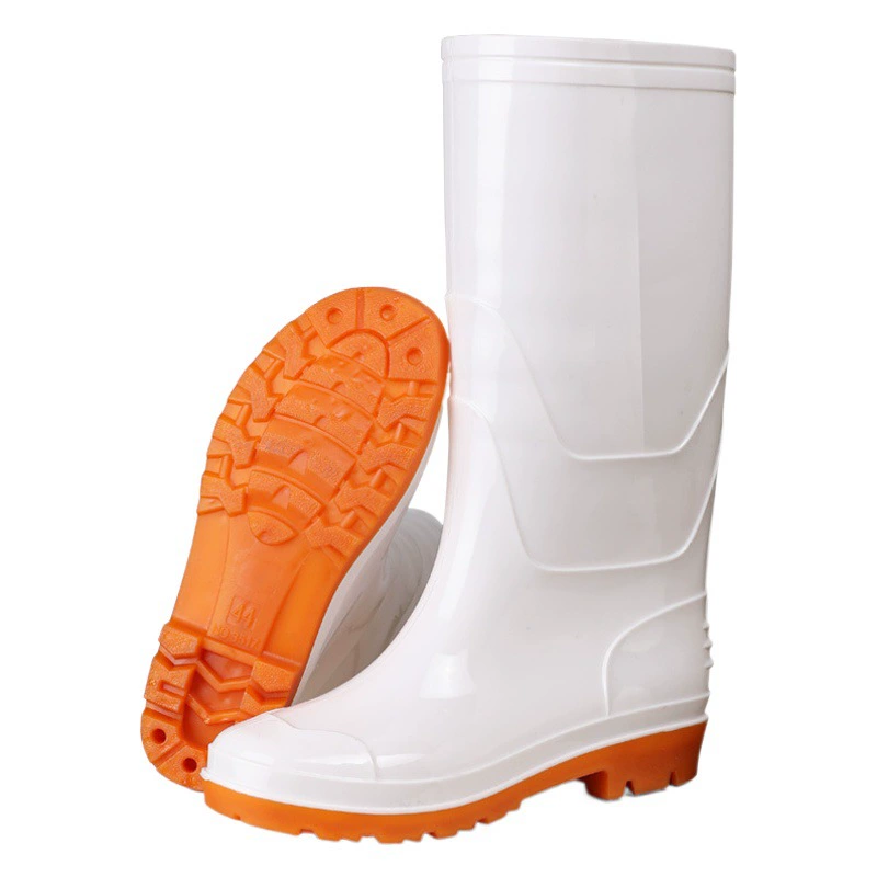 Производитель оптовая продажа водная обувь высокая труба короткая белая желтая пищевая гигиеническая дождевая обувь