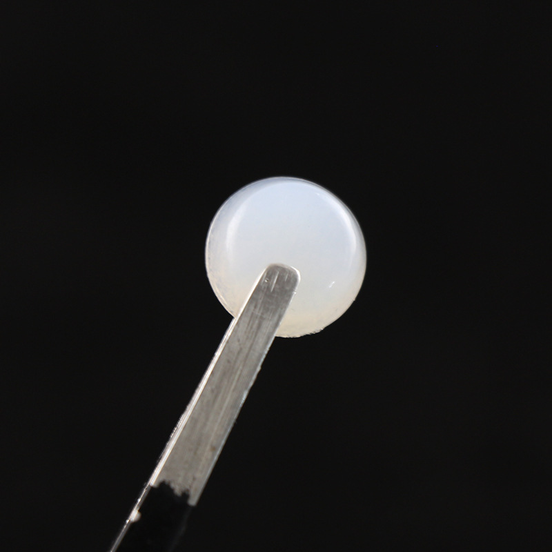 Dongguan die-cut spherical silicone non-slip mat with built-in adhesive backing, anti-collision granules, wear-resistant, pressure-resistant silicone floor mat