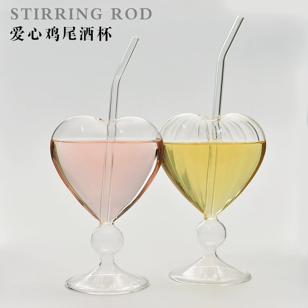 Коктейльный бокал Love Cocktail Creative Бытовые стеклянные бокалы для вина чашки в форме сердца