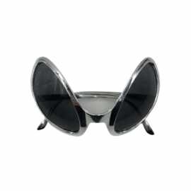 厂家直供供应PARTY用品 节日舞会眼镜 电镀外星人眼镜派对造型化