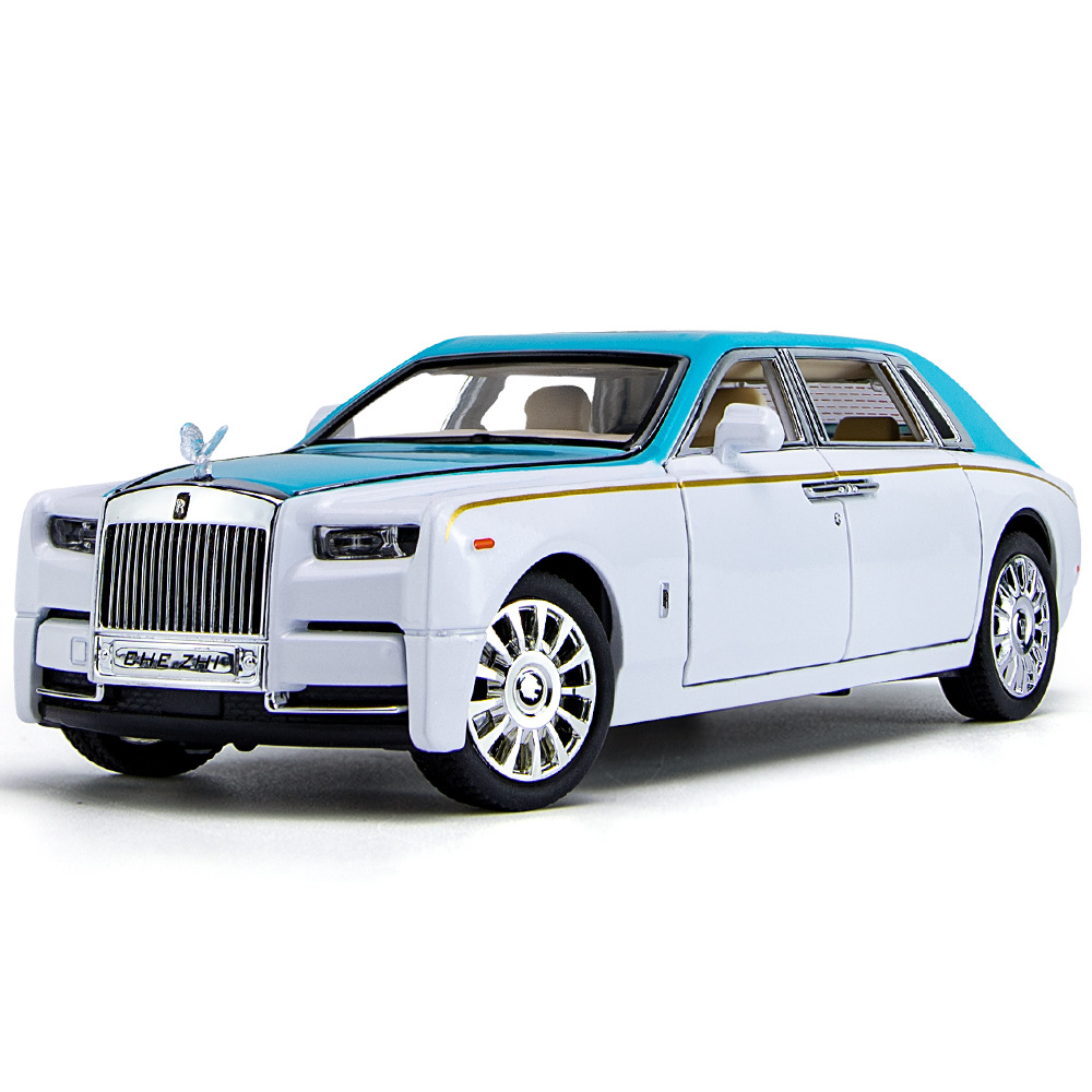 Foam Box 1/24 Routh Simulation Phantom Alloy Children Acousto-optic Feedback Car Model Accessories Car