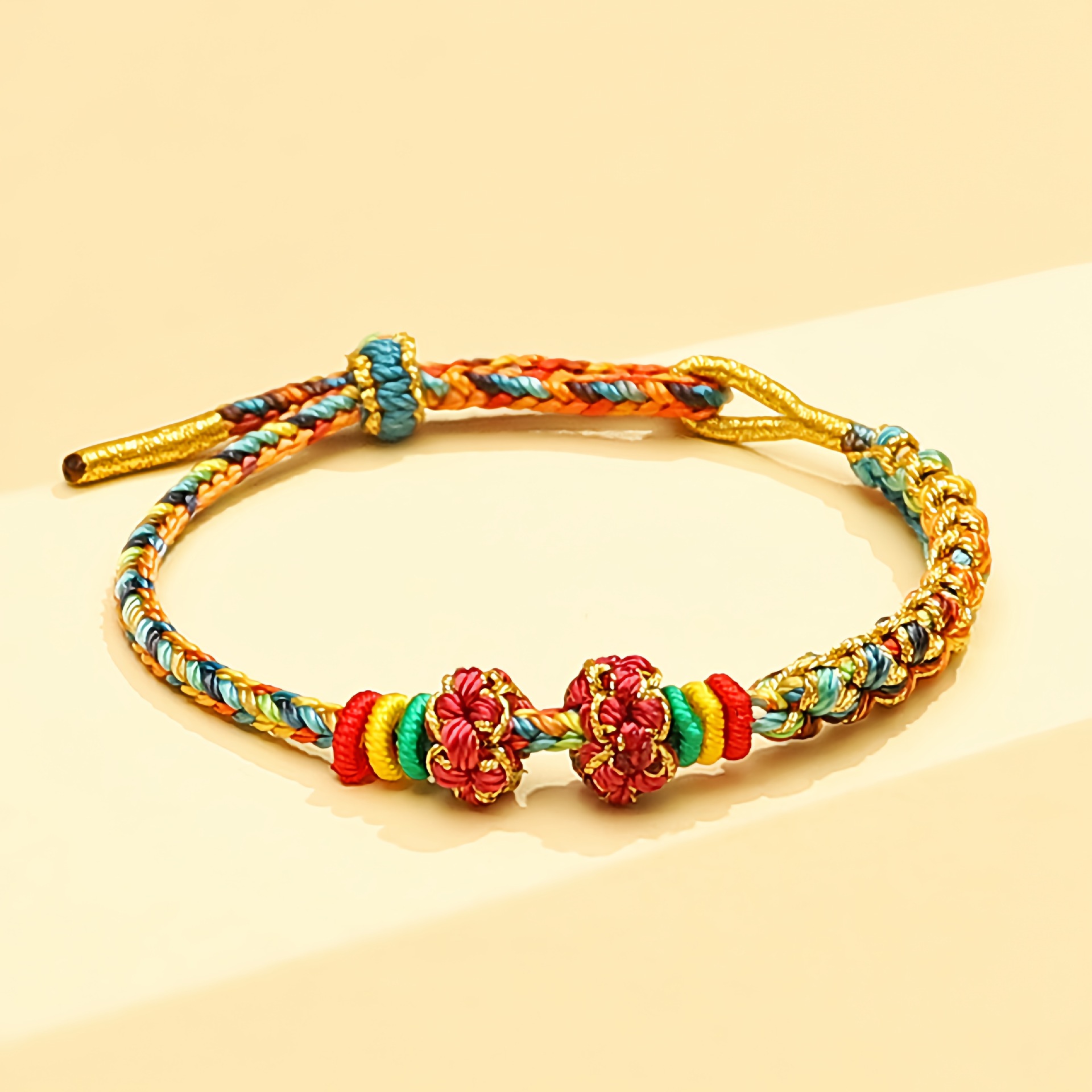180# colorful (peach blossom knot)