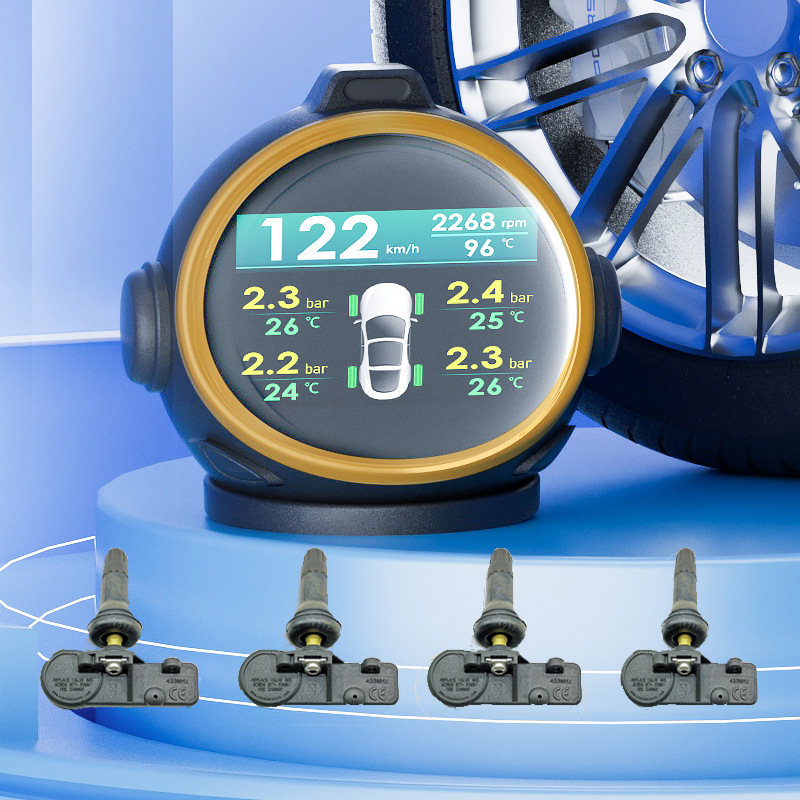 Túchí'ān – Iron Head II Vehicle HUD - built-in-tire-pressure-model-without-navigation