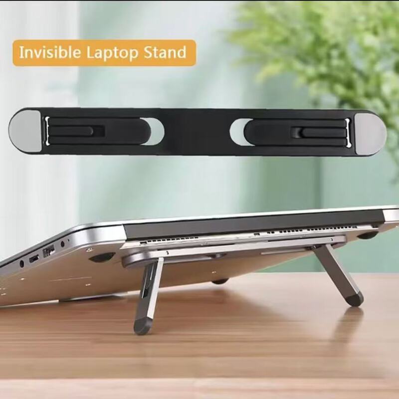 Portable Laptop Cooling Creative Suspended Stand with Adjustable Height Mini Invisible Folding Stand