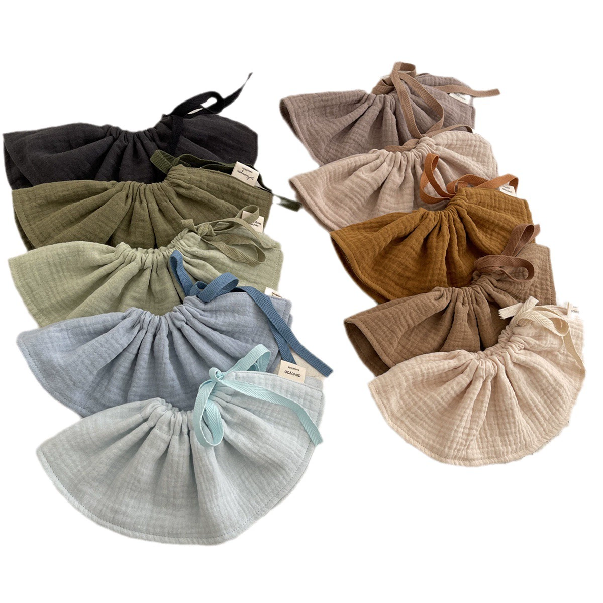 Children's gauze eating bib