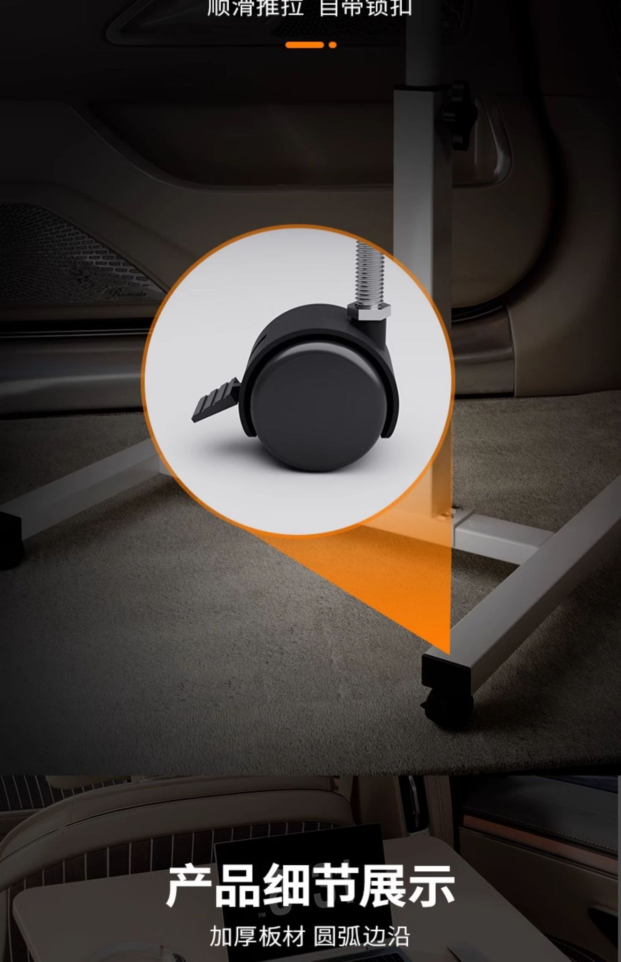 Car-Mounted Small Table Board That Can Be Raised and Lowered, Student Writing Desk, Car Rear Seat Computer Table, Children's Multi-Functional Table, Foldable
