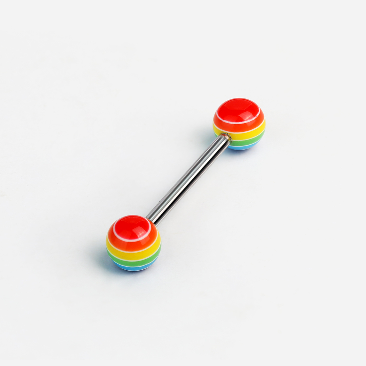 Pointed titanium steel lip stud product view