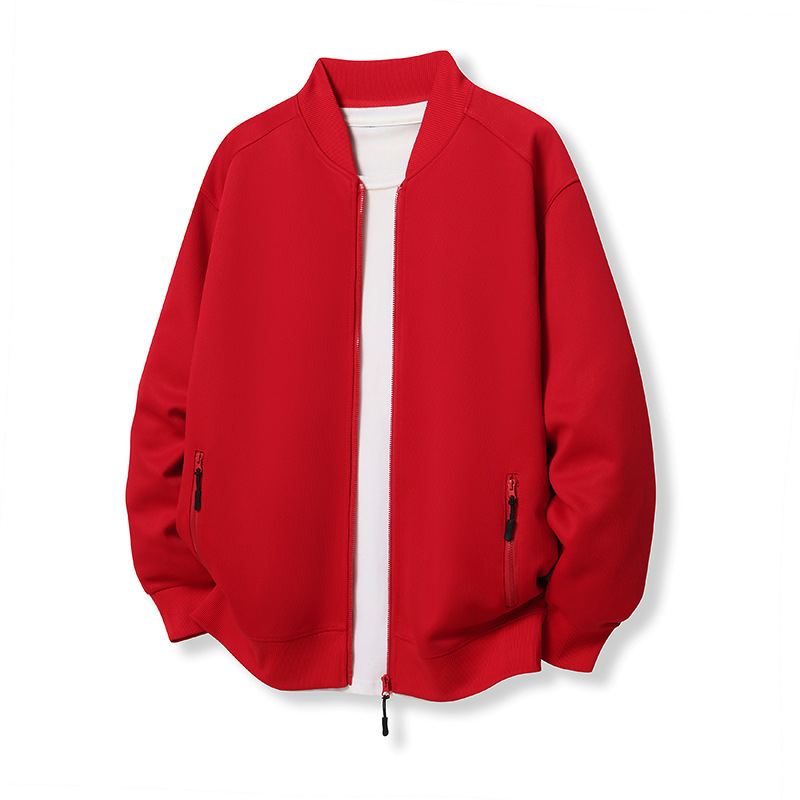 Trajes de trabajo deportivos al aire libre primavera y otoño chaqueta de piloto estadounidense personalizada trajes de béisbol masculinos