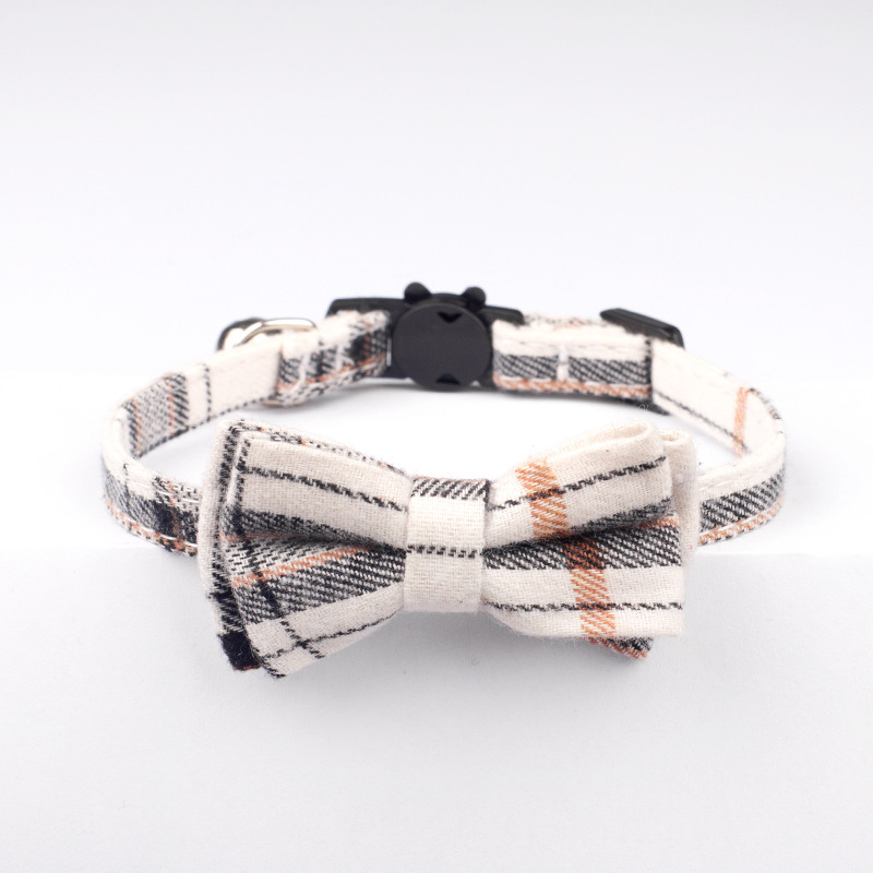 보우 베이지 체크