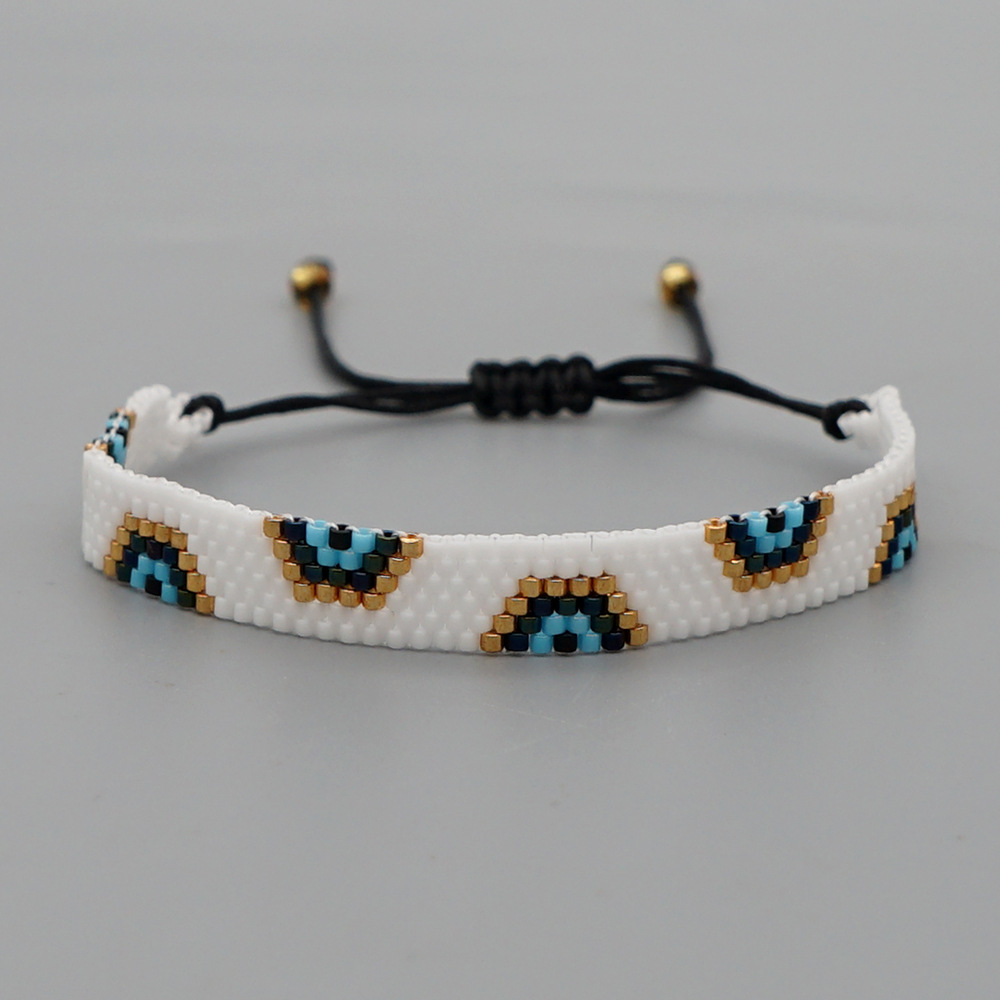 Nihaojewelry Simple Miyuki Beads Hand-woven Lucky Eyes Bracelet Wholesale Jewelry display picture 12
