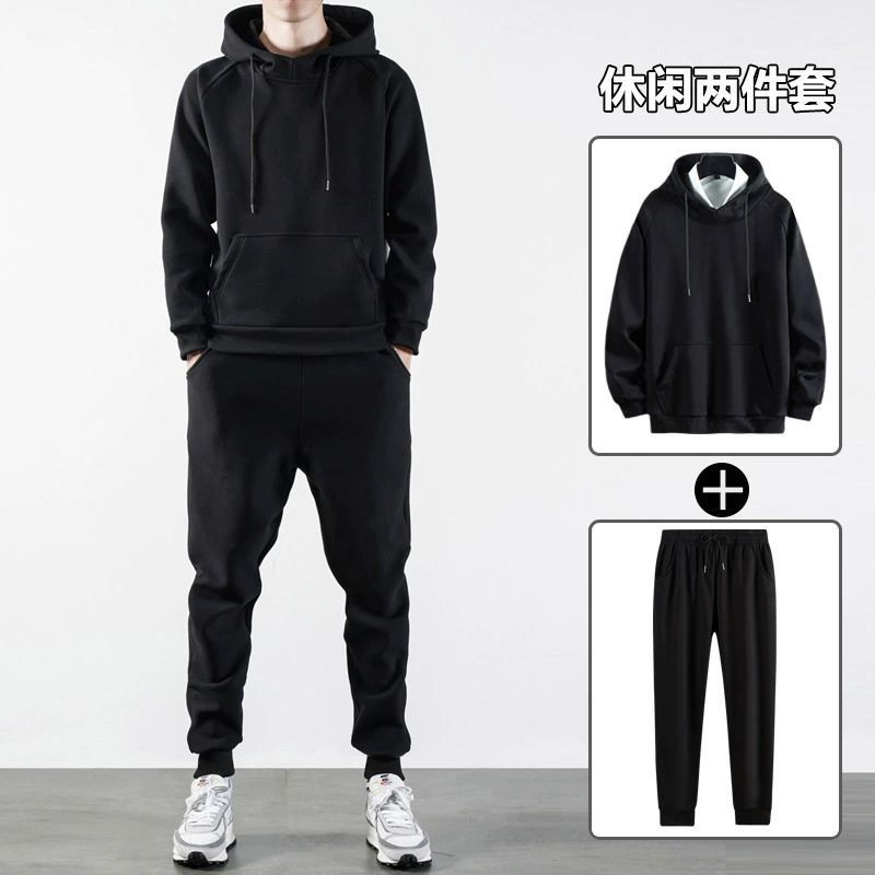 Cotton sweatshirt, autumn warm set, warm sports suit, hoody