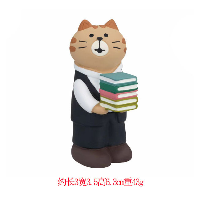 日本の猫樹脂装飾品 ZAKKA トレンディなブラインドボックスフィギュア DIY 手作り装飾 INS スタイル工芸品小さな装飾品|undefined