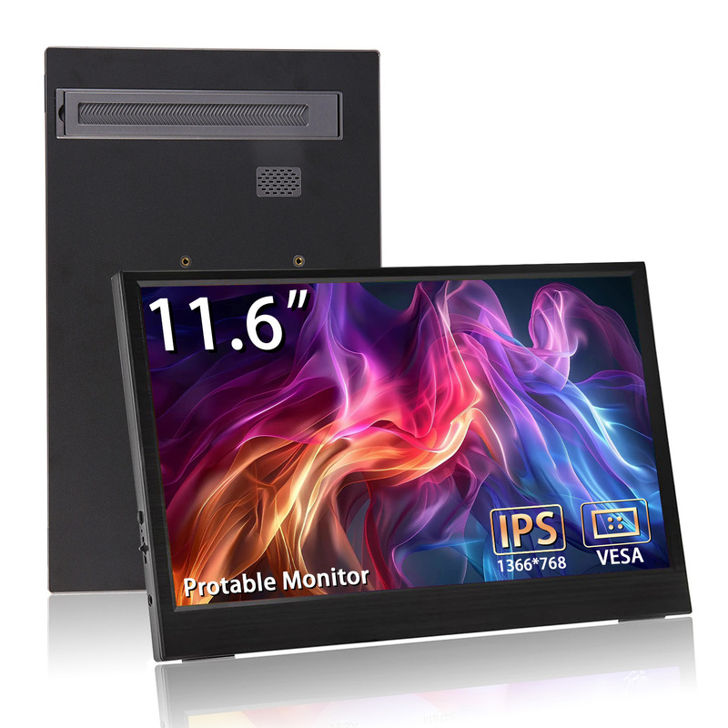 Popular 11.6inch Portable Monitor Hd Ips Laptop Expansion Live Streaming Screen Mirroring Secondary Screen Manufacturer Ips Screen