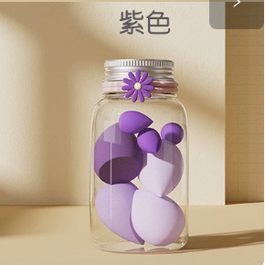 Botella gorda (4 grande y 3 pequeño) morada