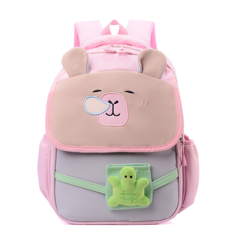 Mochila escolar de primer grado para estudiantes de primaria, jardín de infantes, caricatura encantadora mochila para niñas, mochila ligera para niños pequeños