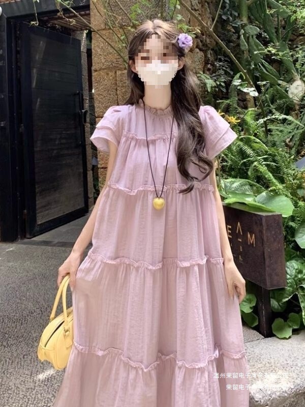 Purple Fairy Dress with a Super Fairy-Like Vibe, Summer Dress for Women, Plus Size, Flattering for Curvy Figures, Loose Babydoll Dress, Princess Dress Purple Fairy Dress with a Super Fairy-Like Vibe, Summer Dress for Women, Plus Size, Flattering for Curvy Figures, Loose Babydoll Dress, Princess Dress