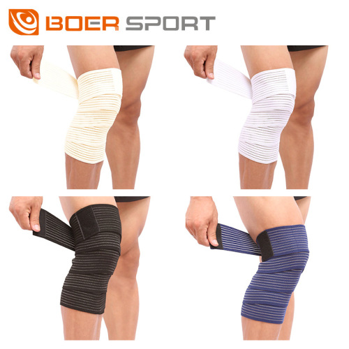 Boyle elastic bandage support leg exercise cycling outdoor fitness wrap leg basketball football anti-twist bandage