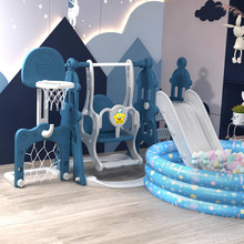 儿童滑滑梯秋千7合一组合小型室内家用幼儿园宝宝小孩游乐场玩具