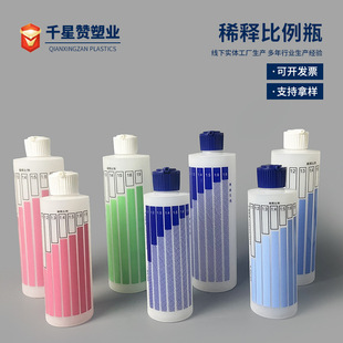 250Ml/500Ml Dilution Bottle, Mixing Bottle, Dispensing Bottle, Graduated Bottle, Flip-Top Cap, Pet Shampoo Squeeze Bottle