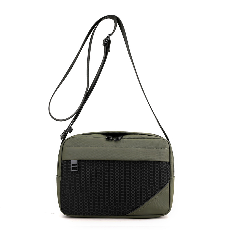 Wepower nuevos hombres de nylon ligero bolsa mensajero horizontal casual moda hombro pequeña mochila