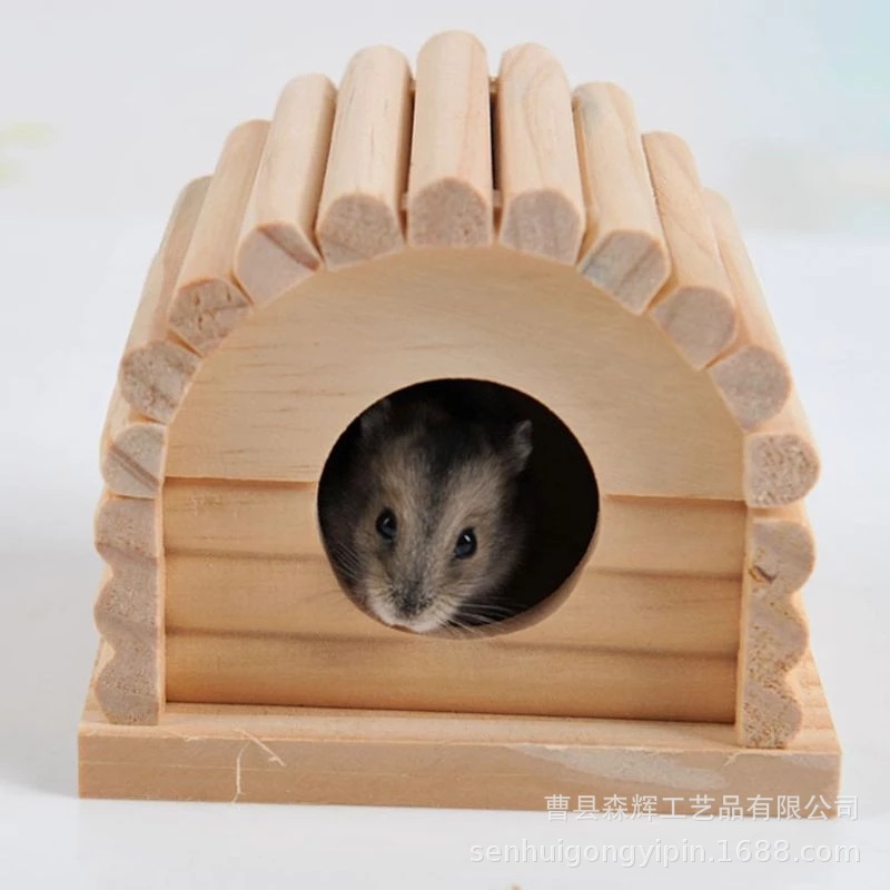 Q1JA-Pet-Wooden-House-Hamster-