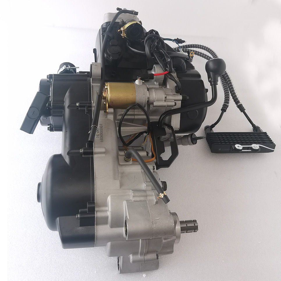 Golden Wave Gy6 200Cc Oil-Cooled Engine with Hand-Pull Start, Stepless Transmission, and Reverse Gear for Beach Buggy and Go-Kart