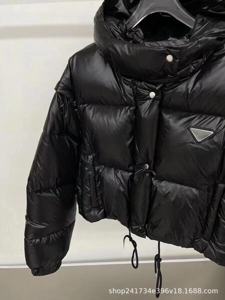 Winter short down jacket