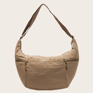 Capacious nylon shoulder bag, one-shoulder bag