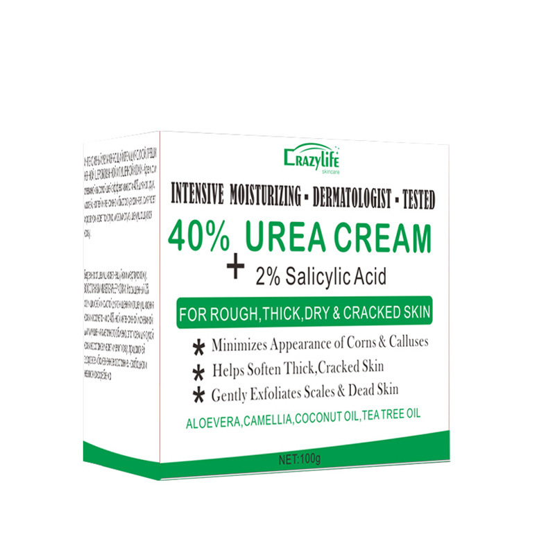 Ενυδατική κρέμα χεριών Crazylife Urea 100g για ξηρά, σκασμένα πόδια και φτέρνες_voghion.com